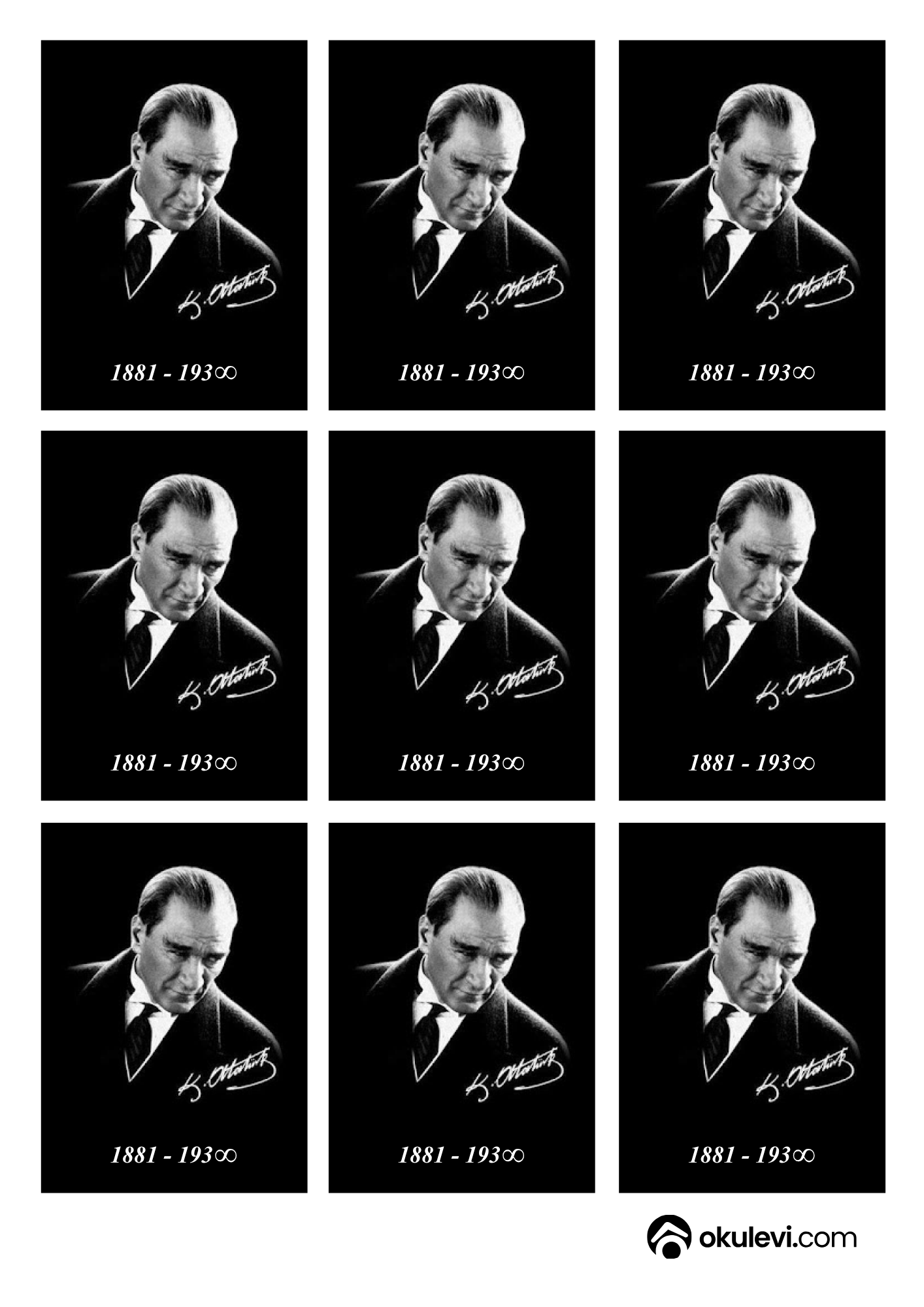 10 kasım atatürk yaka kartı