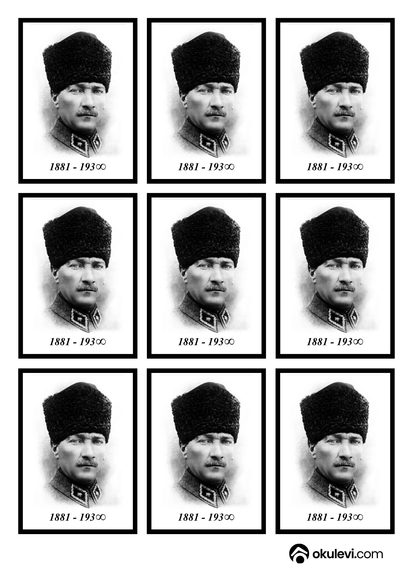 10 kasım atatürk yaka kartı