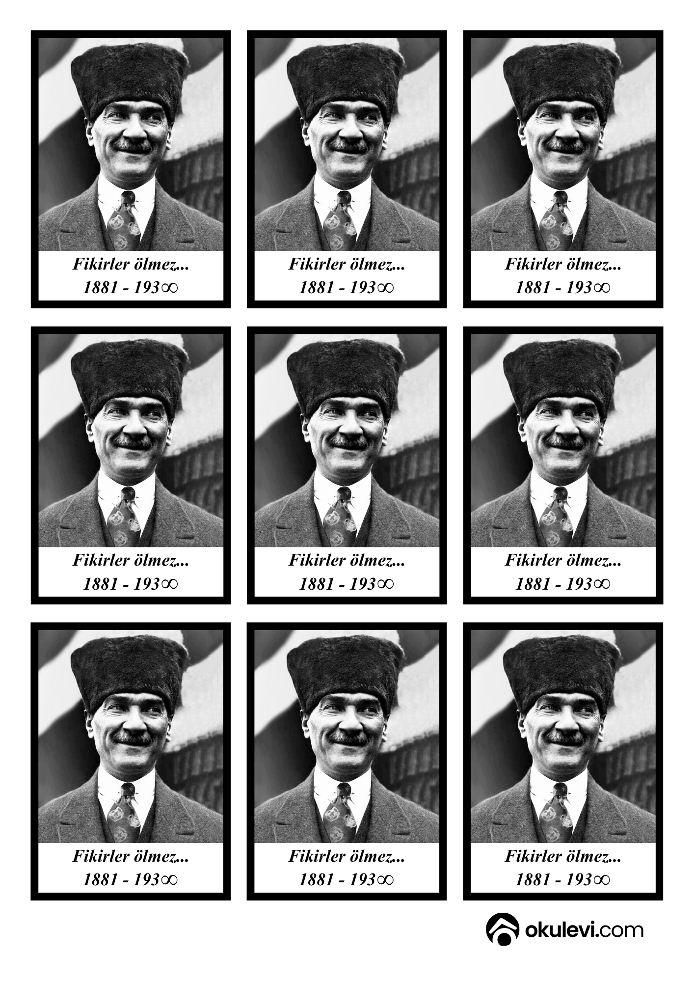 10 kasım atatürk yaka kartı